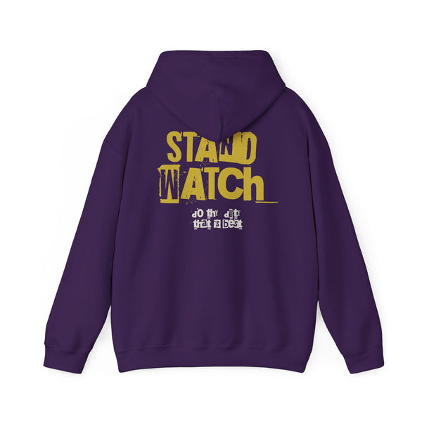 Stand Watch Hoodie – Omega Warrior Strength & Brotherhood Edition