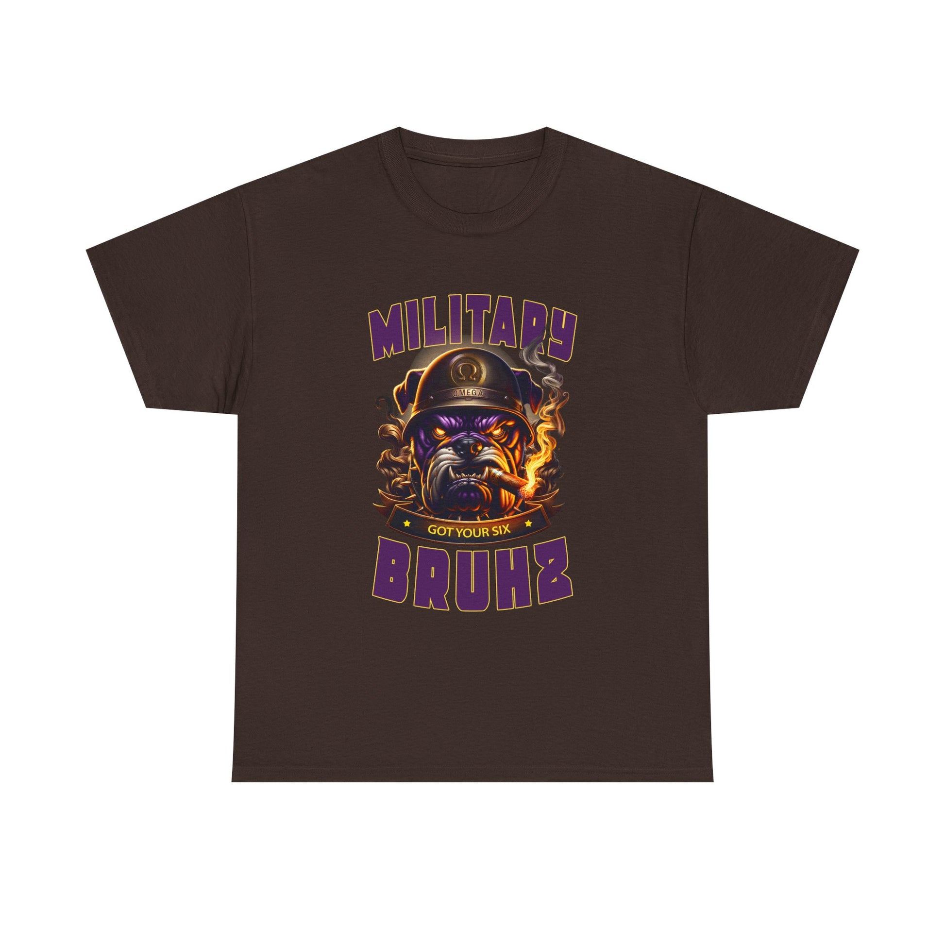 Military Bruhz “Got Your Six” Omega Psi Phi T-Shirt – Limited Edition Brotherhood Apparel