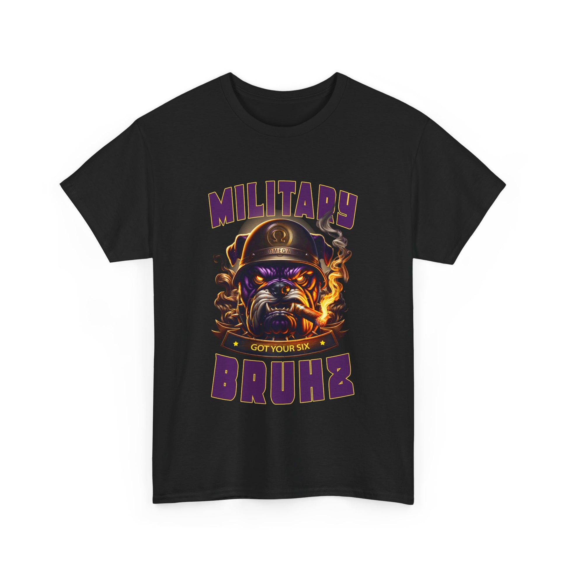Military Bruhz “Got Your Six” Omega Psi Phi T-Shirt – Limited Edition Brotherhood Apparel