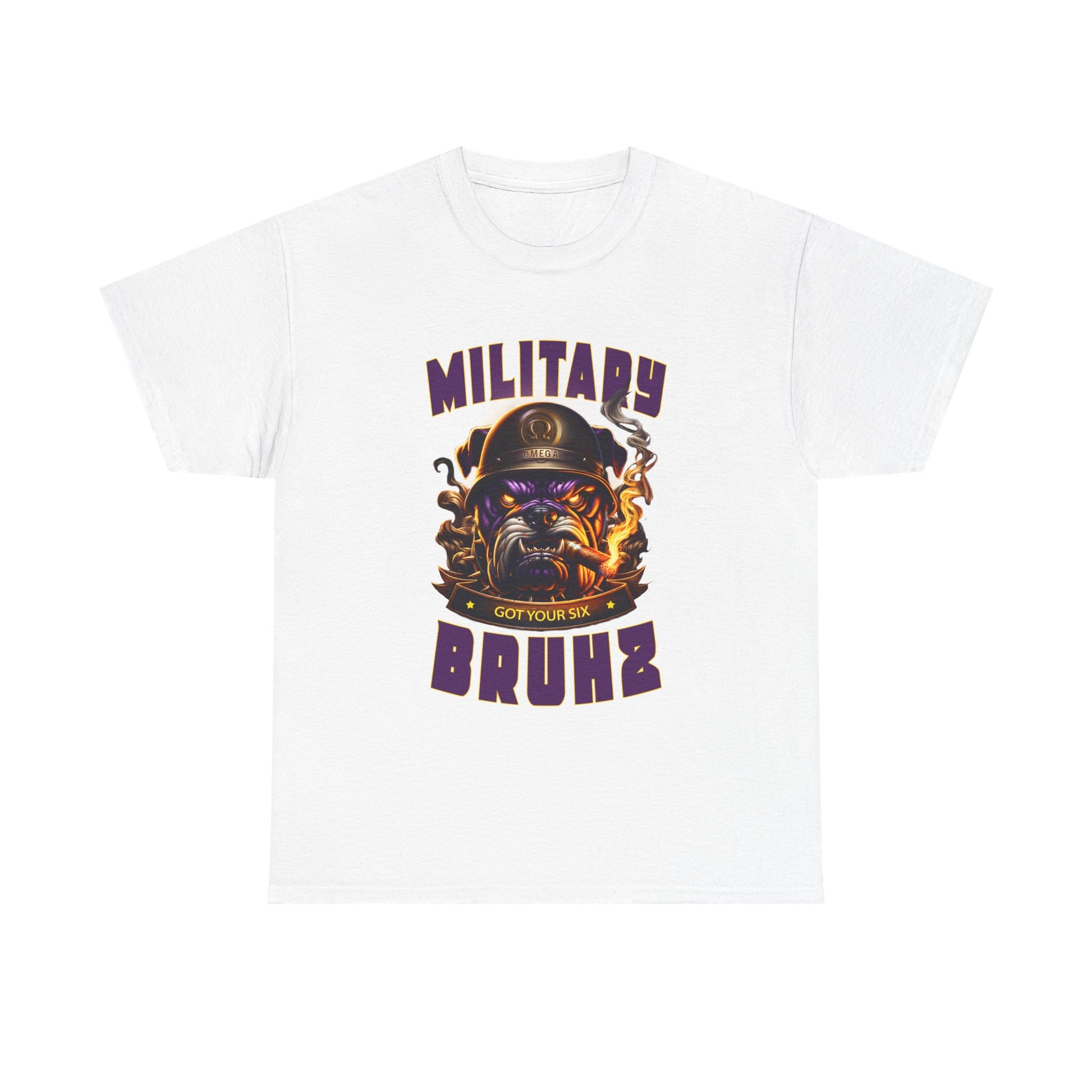 Military Bruhz “Got Your Six” Omega Psi Phi T-Shirt – Limited Edition Brotherhood Apparel