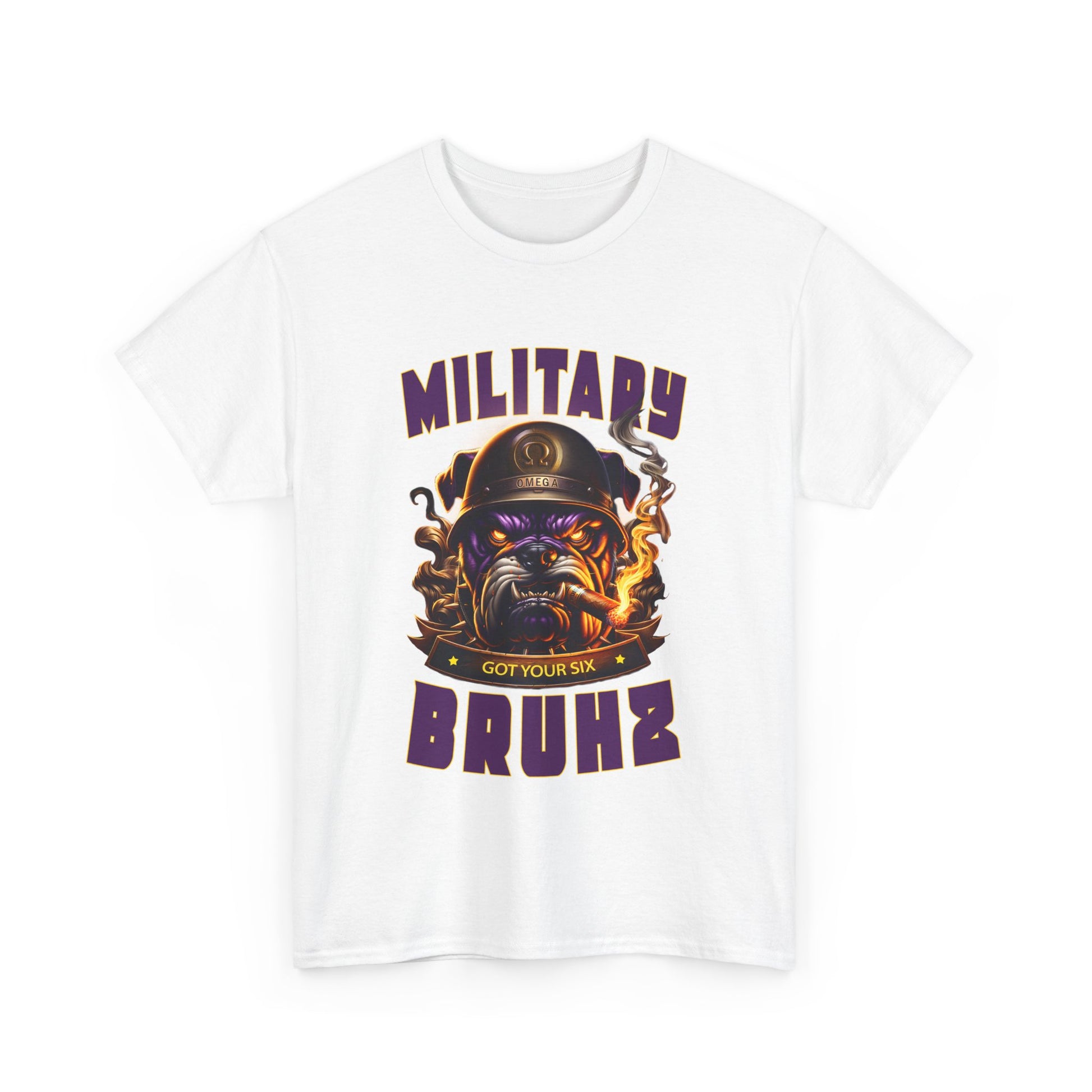 Military Bruhz “Got Your Six” Omega Psi Phi T-Shirt – Limited Edition Brotherhood Apparel