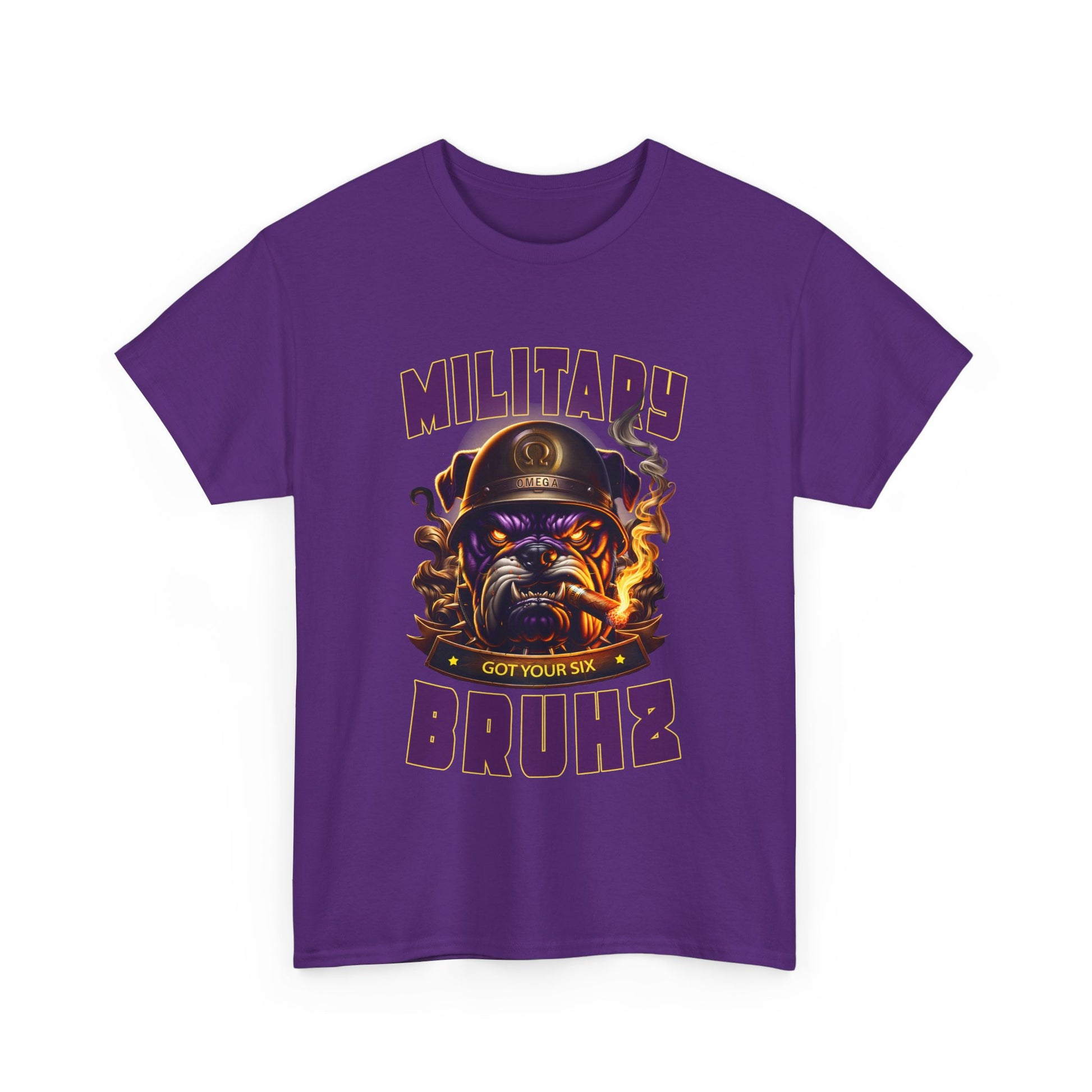 Military Bruhz “Got Your Six” Omega Psi Phi T-Shirt – Limited Edition Brotherhood Apparel