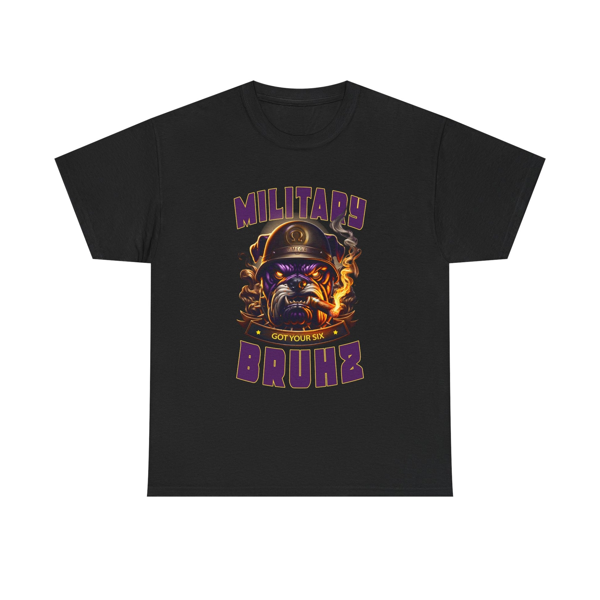 Military Bruhz “Got Your Six” Omega Psi Phi T-Shirt – Limited Edition Brotherhood Apparel
